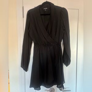 Steve Madden Black Long Sleeve Dress